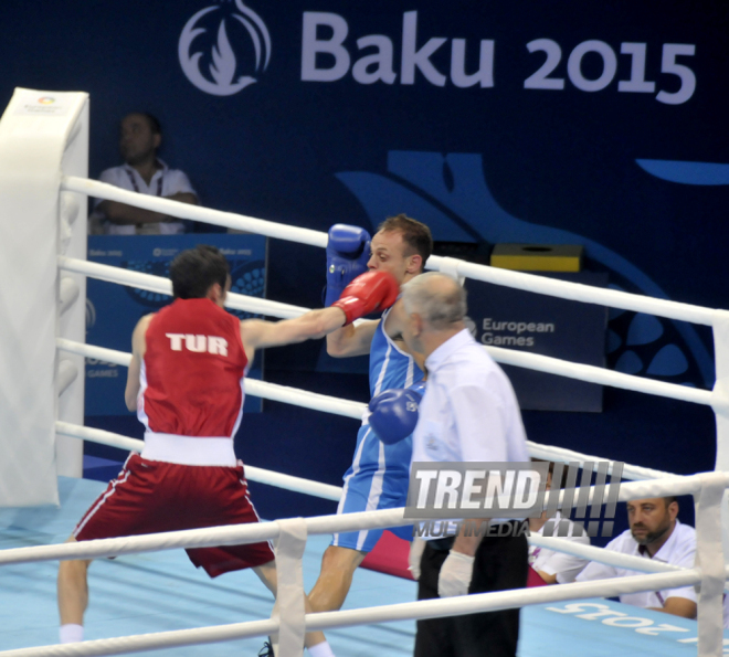 Bakı 2015 birinci Avropa Oyunlarında çərçivəsində boks yarışları davam edir. Azərbaycan, 23 iyun 2015